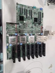 Dell Poweredge R910 System Board 0JRJM9 With 2 E7-4860 Cpus & Heatsinks Used. Price: $315.00.