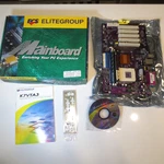 Mainboard Ecs K7VTA3 V8.0 Motherboard Atx 2GB Ram Via KT333 Usb 2.0 Vintage Pc Open. Price: $72.00.