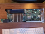 Supermicro Intel LGA1155 E5-1200 V1/ V2 System Board For CSE-938 X9SCD-F Used. Price: $67.00.