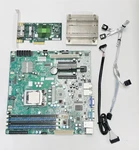Supermicro X8SIL-F Server Motherboard W/heatsink, (2X4GB) Memory, AOC-SG-I2 Used. Price: $79.99.