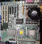 Supermicro X7DBE Dual-socket LGA771 Server Board Includes Xeon E5410 Cpu 32GB Used. Price: $129.00.