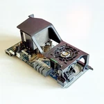 Hp Workstation Riser Board 618265-001 For Z620 W/ Heatsink E5-2670 V1 Used. Price: $65.00.