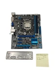 Asus P8H61-M Le R2.0 LGA1155 Mb I5-2400 3.1GHZ 8GB Ram DDR3 Tested W/ Io Shield Used. Price: $39.99.