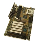 Soyo SY-5EMA+ V 1.0 Super Socket 7 Pci 2 Isa Agp Atx Motherboard Used. Price: $125.00.